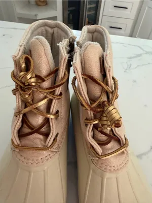 Sperry Gold Shimmer Duck Boots thumbnail 4
