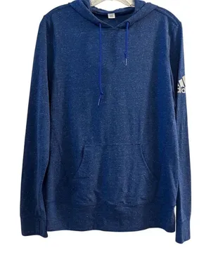 Adidas‎ Women's Blue Hoodie Pullover Sweatshirt Size S Casual Fall thumbnail 1