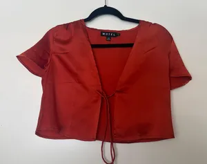 Motel Rocks Front Tie Top thumbnail 2