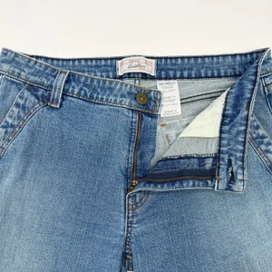 Y2K Levi Strauss Signature Womens Jeans 12 Bootcut Flap Pocket Stretch Indie thumbnail 7