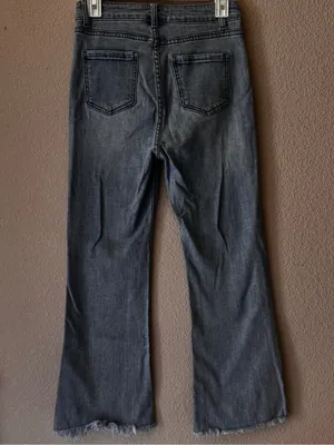 Armani Jeans Light Blue Wide-Leg Flare Jeans thumbnail 3