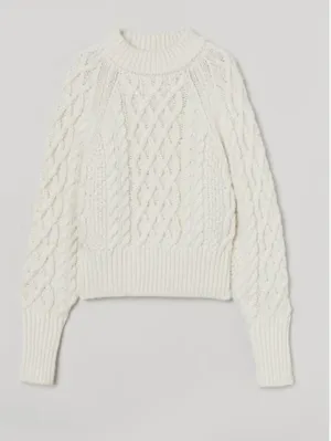 H&M Cable Knit Sweater thumbnail 1