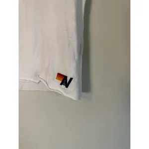 Aviator Nation Smiley Tee Short Sleeve T-shirt Yellow White Size XS $83 thumbnail 6