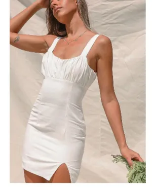 Peppermayo white linen mini dress new with tags 🤍 day in Versailles thumbnail 2