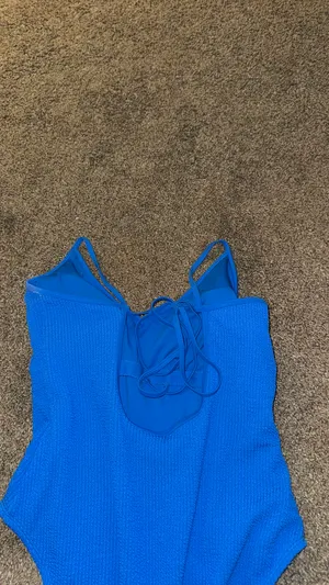 One piece Bathing suit Blue Size 12 thumbnail 2