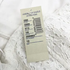 American Eagle Womens Dress Sz 12 Corset Eyelet Lace Coquette‎ Cottagecore Party thumbnail 8