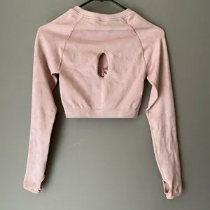 Gymshark sz S pink adapt camo seamless long sleeve crop‎ top thumbnail 9