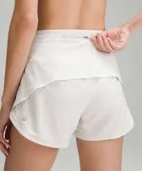 Lululemon Speed Up High Rise Shorts 2.5” White thumbnail 2