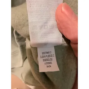Banana Republic Women Sweatshirt XL Sage Green Clean Fleece Crew Neck Pullover thumbnail 6