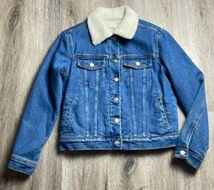 PacSun Sherpa Lined Jean Jacket Size XS thumbnail 1