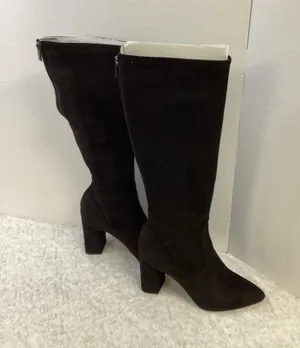 Franco‎ Sarto L-Katherine Black Tall Boots Pointed Toe Block Heel Women 10 W NEW thumbnail 1