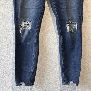 Abercrombie & Fitch Women's Jeans 32/14L The Super Skinny High Rise Distressed thumbnail 3