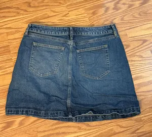 LOFT Women's Medium Wash Denim Mini Skirt thumbnail 3