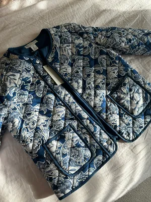 Quilted Jacket Blue Size L thumbnail 2