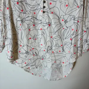 Maeve‎ Anthropologie Bethesda Floral Flannel Top Size Small thumbnail 4