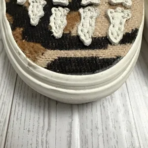 Vans Skeleton Appliqué Slip-on Shoes Women's 6 Men's 4.5‎ Halloween Goth Rocker thumbnail 7