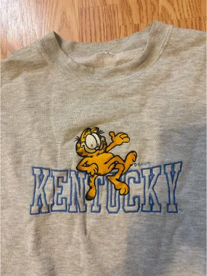 Garfield Crewneck Gray Size M thumbnail 2