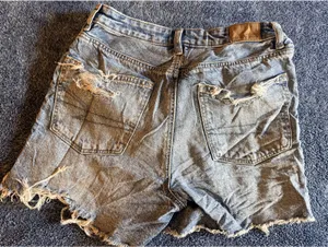American Eagle Distressed Denim Cutoff Shorts thumbnail 5