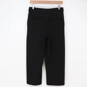 C by one Pants Women's Medium Black Wide Leg Cropped Stretch Excellent thumbnail 4