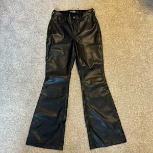 Ultra High Rise Flare Vegan Leather Pants thumbnail 1