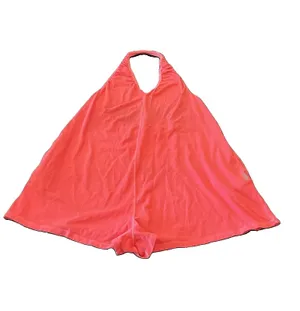 FP Movement NWT $60 Free People Hot Shot Halter Romper Open Back Hibiscus Pink thumbnail 2