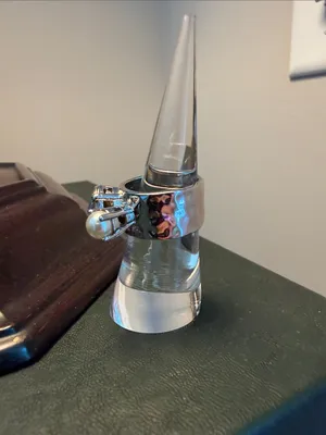 Miu Miu Pearl and Crystal Ring With Box thumbnail 6