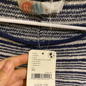 NWT free people stripped top thumbnail 4