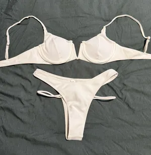 White bikini thumbnail 1