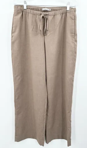 Abercrombie & Fitch Women's‎ Tan Menswear Pull-On Pant Size Medium thumbnail 1