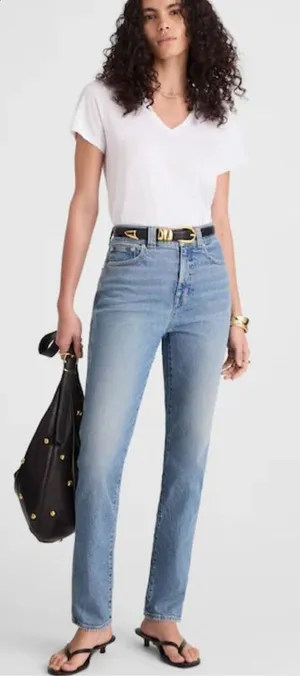 Madewell Perfect Vintage wide leg size 26 sustainable jeans thumbnail 1