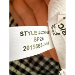 J.Crew | NWT Lina Smocked Midi Dress in Black White Gingham | Sz XS thumbnail 7