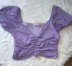 Purple going out crop top Size M thumbnail 1