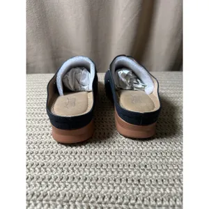Shieiver Women Black Perforated Floral Studded Slip On Clog Mules Size 7.5 (38) thumbnail 4