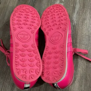 Adidas Samoa Hot Pink Sneakers Shoes size 8 modern art leather thumbnail 7