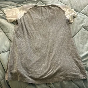 Nike Gray and White Short Sleeve Tee Buffs Design thumbnail 3