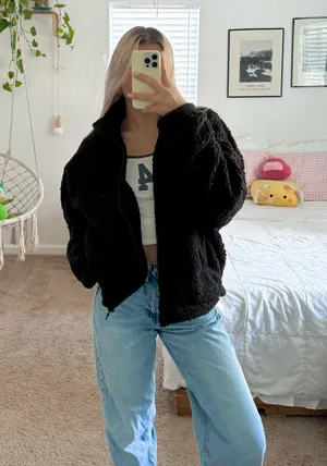 Urban Outfitters Teddy Winter Coat thumbnail 1