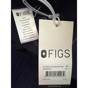 FIGS Zamora High‎ Waisted Jogger Scrub Pants Navy Blue XS NWT thumbnail 9