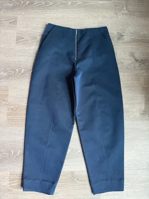 COS Cropped Trousers With Textured Fabric 6 thumbnail 2