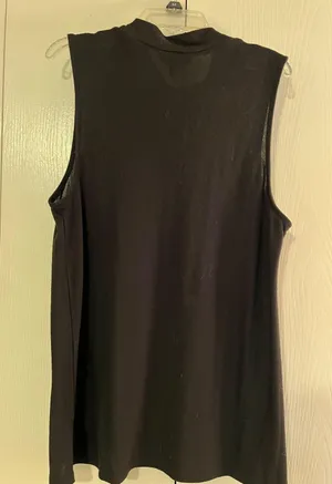 Banana Republic Mock Sleeveless Black thumbnail 1