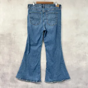 American Eagle Festival Flare Jeans Womens 18 Regular Next Level Stretch Western thumbnail 2