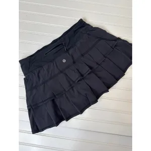 Lululemon Women's Black Pace Setter Athletic Skort Performance Golf Tennis Sz 6 thumbnail 2
