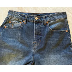 FRYE Jeans Womens Size 4 Blue Denim Straight Leg Mid Rise Medium Wash Preppy thumbnail 5