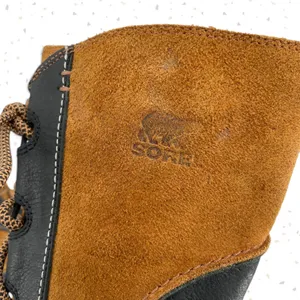 Sorel Cate the Great Boots Elk Black Tan Knee High Lace Up Fall Suede Size 6.5 thumbnail 11
