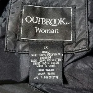 Outbrook Woman Black vintage plus size Coat, Jacket. thumbnail 4