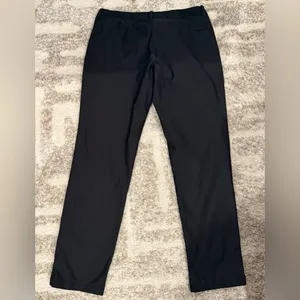 Nike Womens Slim-Fit Dri-Fit Black Golf Pant‎ Size 10 thumbnail 4