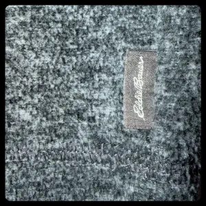 Eddie Bauer Quarter Zip Pullover Women Large Gray Marl Fleece Sweater 1087 thumbnail 2