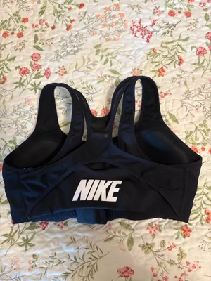 Nike Zip-Up Bra Dri-Fit Sports thumbnail 2