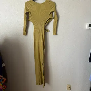 Free People Beach Last Minute Midi Knit Dress Yellow Size XS thumbnail 3