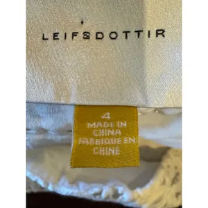 Leifsdottir Anthropologie Skirt Women 4‎ White Lace Crochet A Line Mini Boho thumbnail 8