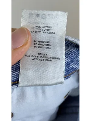 Denim Forum The Farrah Hi-Rise Wide Leg Jeans Light Wash Size 26 Aritzia thumbnail 13
